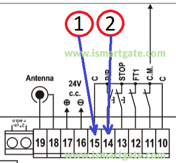 Wiring diagram for Telcoma ZEN 100